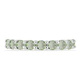 Inel din Argint 925 ( 1.98 grame ) cu Ametist Verde 0.9 Carate