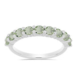 Inel din Argint 925 ( 1.98 grame ) cu Ametist Verde 0.9 Carate