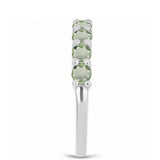 Inel din Argint 925 ( 1.98 grame ) cu Ametist Verde 0.9 Carate