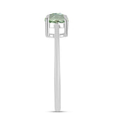 Inel din Argint 925 ( 1.73 grame ) cu Ametist Verde 0.86 Carate