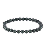Set din Argint 925 Placat cu Aur ( 0.59 grame ) cu Perlă De apă Dulce cu Efect "Verde Tahitian" 220.96 Carate ( Colier+Cercei+Brățară )