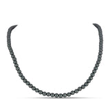 Set din Argint 925 Placat cu Aur ( 0.59 grame ) cu Perlă De apă Dulce cu Efect "Verde Tahitian" 220.96 Carate ( Colier+Cercei+Brățară )