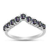 Inel din Argint 925 ( 2.45 grame ) cu Topaz Mistic 0.88 Carate