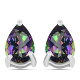 Cercei din Argint 925 ( 1.23 grame ) cu Topaz Mistic 1.19 Carate