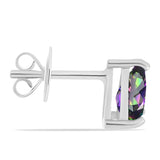 Cercei din Argint 925 ( 1.23 grame ) cu Topaz Mistic 1.19 Carate