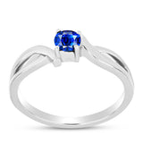 Inel din Argint 925 ( 2.28 grame ) cu Safir Albastru Australian 0.39 Carate