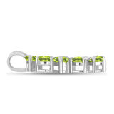 Pandantiv din Argint 925 ( 2.3 grame ) cu Peridot Changbai 2.61 Carate