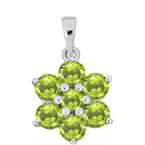 Pandantiv din Argint 925 ( 0.96 grame ) cu Peridot Changbai 1.98 Carate