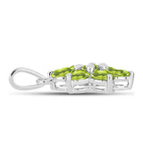 Pandantiv din Argint 925 ( 0.96 grame ) cu Peridot Changbai 1.98 Carate
