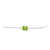 Brățară din Argint 925 ( 2.88 grame ) cu Peridot Changbai 1.53 Carate