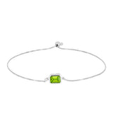 Brățară din Argint 925 ( 2.88 grame ) cu Peridot Changbai 1.53 Carate