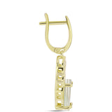Cercei din Argint 925 Placat cu Aur ( 4.47 grame ) cu Sidef 3.32 Carate