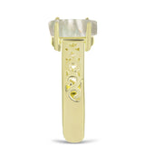 Inel din Argint 925 Placat cu Aur ( 2.93 grame ) cu Sidef 1.71 Carate