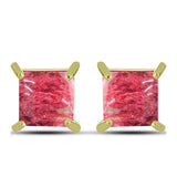 Cercei din Argint 925 Placat cu Aur ( 1.46 grame ) cu Thulit 2.61 Carate