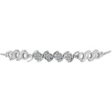 Brățară din Argint 925 ( 5.27 grame ) cu Diamant Alb 0.43 Carate