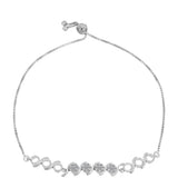 Brățară din Argint 925 ( 5.27 grame ) cu Diamant Alb 0.43 Carate