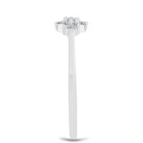 Inel din Argint 925 ( 1.52 grame ) cu Diamant Alb 0.15 Carate