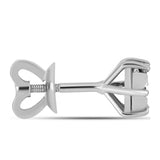 Cercei din Argint 925 ( 2.5 grame ) cu Diamant Alb 0.53 Carate