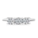 Inel din Argint 925 ( 2 grame ) cu Diamant Alb 0.31 Carate