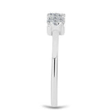Inel din Argint 925 ( 2 grame ) cu Diamant Alb 0.31 Carate