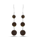 Cercei din Argint 925 ( 1.41 grame ) cu Drusy Auriu 26.18 Carate