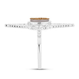 Inel din Argint 925 ( 4.98 grame ) cu Drusy Auriu 2.64 Carate