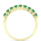 Inel din Argint 925 Placat cu Aur ( 1.81 grame ) cu Smarald Brazilian 0.66 Carate