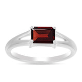 Inel din Argint 925 ( 2.43 grame ) cu Granat Barton 1.16 Carate