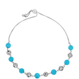 Brățară din Argint 925 ( 4.28 grame ) cu Cuarț Paraiba 11.75 Carate