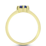 Inel din Argint 925 Placat cu Aur ( 2.42 grame ) cu Topaz Mistic 0.82 Carate