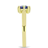 Inel din Argint 925 Placat cu Aur ( 2.42 grame ) cu Topaz Mistic 0.82 Carate