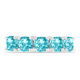 Inel din Argint 925 ( 1.99 grame ) cu Cuarț Paraiba 2.38 Carate