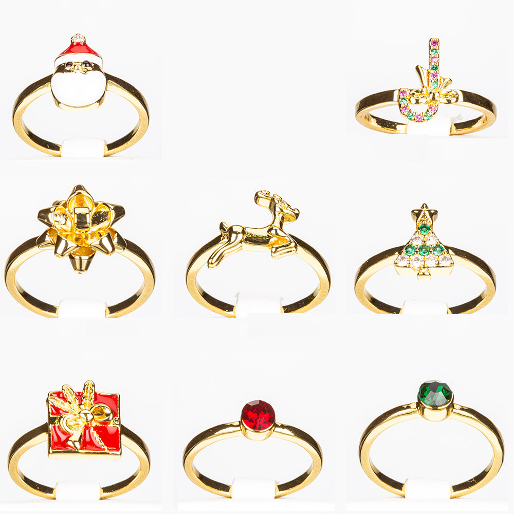 Set din Aliaj Placat cu Aur cu Cristal Roșu Emporia® ( Inel )