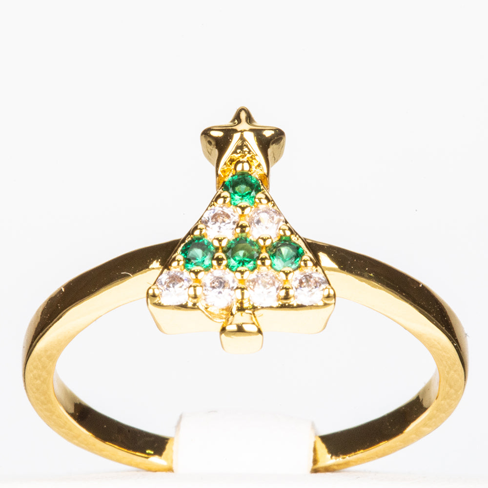 Set din Aliaj Placat cu Aur cu Cristal Roșu Emporia® ( Inel )