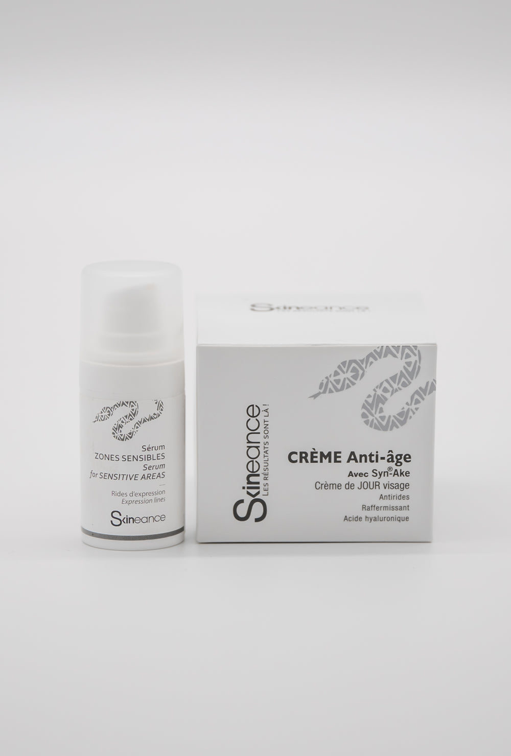 Serum facial Anti-îmbătrânire Skineance SYN-AKE pentru zone sensibile, 15 ml
