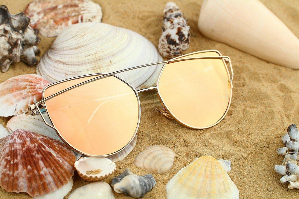 Ochelari de Soare pentru Femei cu Oglindă, Filtru UV400 - Multilady.ro