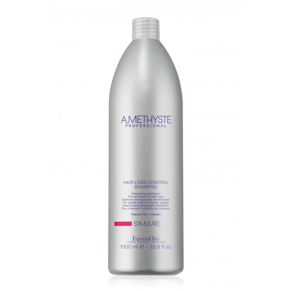Șampon Stimulator Împotriva Căderii părului Amethyste, 1000 ml + Dispenser cadou