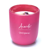 Lumânare parfumată, " Amintiri dulci", roz (7 x 8 x 7 cm)
