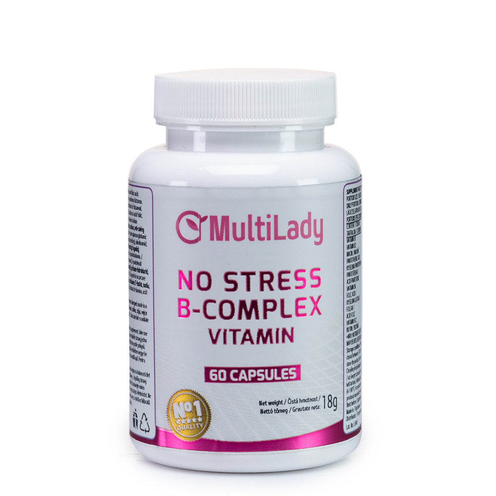Tablete de Vitamine B-Complex Multilady No Stress 60 tablete
