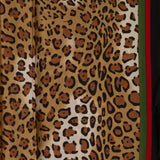 Eșarfă 100% Mătase, 90 cm x 180 cm, model Leopard