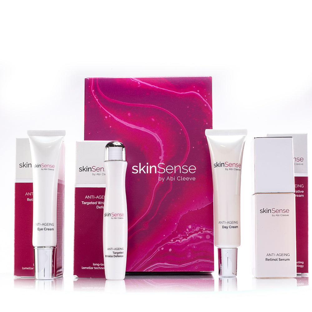 Colecția de tratamente anti-îmbătrânire SkinSense din 4 produse