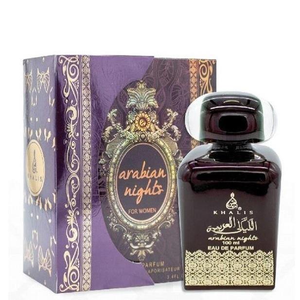 100 ml Eau de Perfume Arabian Nights Ambery cu Arome Florale și Santal pentru Femei - Multilady.ro