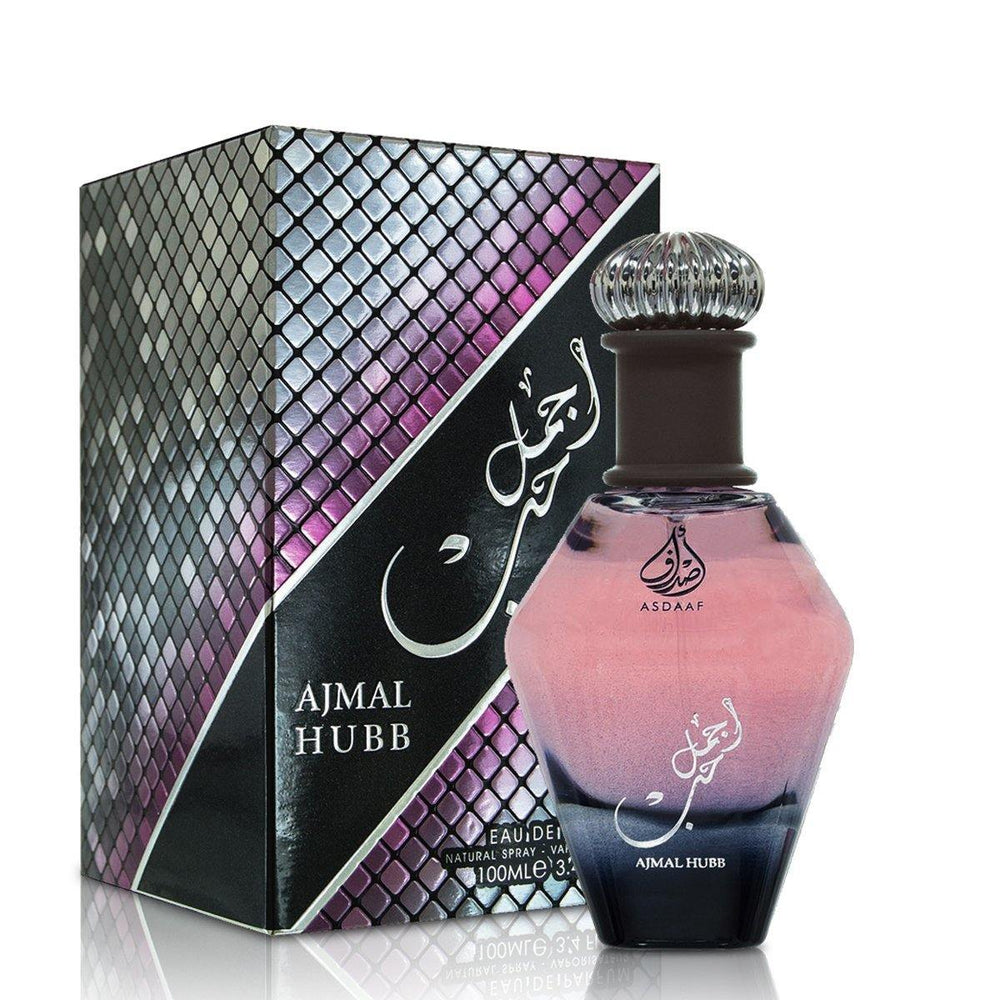 100 ml Eau de Parfum Asdaaf Ajmal Hubb cu Arome  lemnoase și Iasomie pentru Femei - Multilady.ro