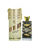 100 ml Eau de Parfum Oud Mood Gold cu Arome de Vanilie și Mosc pentru Bărbați și Femei - Multilady.ro