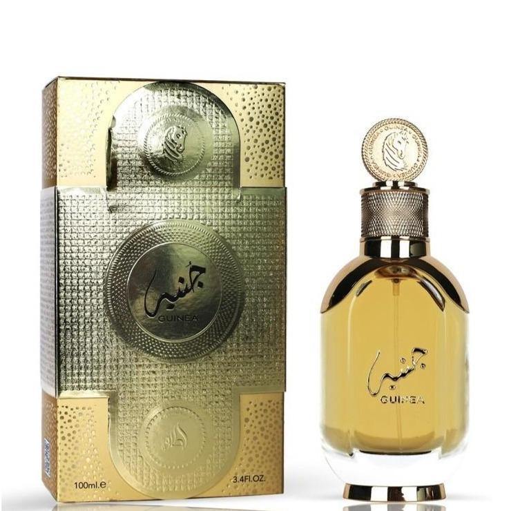 100 ml Eau de Parfum Guinea cu Arome Vanilate, Lemn de Santal și Mosc pentru Bărbați și Femei - Multilady.ro