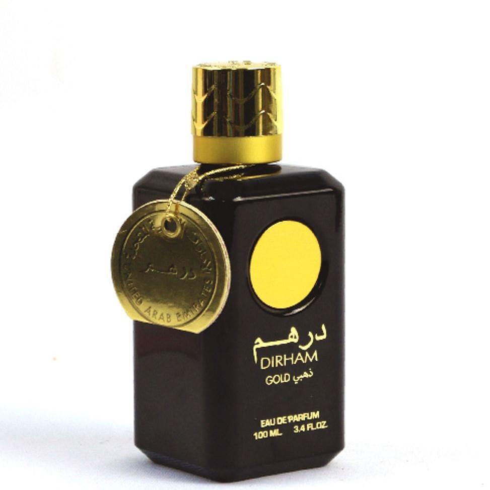100 ml Eau de Perfume Dirham Gold cu Arome Oriental-Picante pentru Bărbați - Multilady.ro