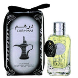 100 ml Eau de Perfume Dirham Silver cu Arome Citrice-Florale și Lemn de Santal pentru Bărbați - Multilady.ro