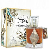 100 ml Eau de Parfum Falsafah Aashiq cu Arome Dulci și Mosc pentru Bărbați și Femei - Multilady.ro