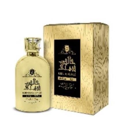 100 ml Eau de Parfum Khalis Royal cu Arome de Chihlimbar și Piele pentru Bărbați și Femei - Multilady.ro