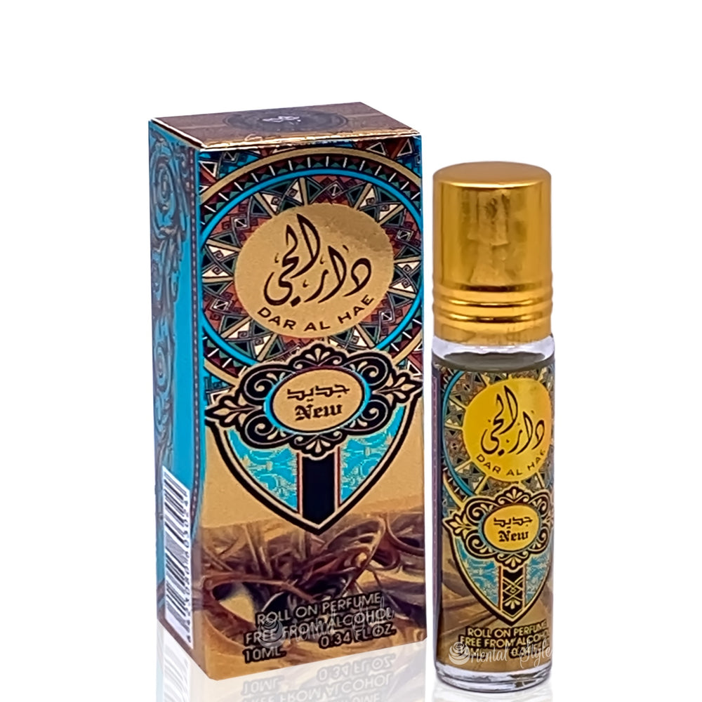 10 ml Ulei de parfum Dar Al Hae cu Arome de Mosc și Chihlimbar pentru Femei și Bărbați